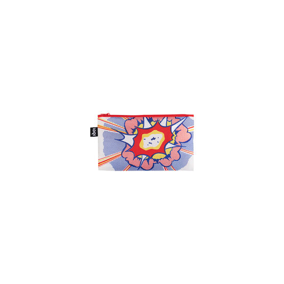 Roy Lichtenstein set of 3 zip pockets