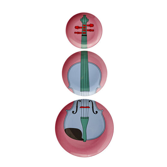 Michael Craig-Martin Violin plates - pink