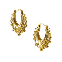 Joy Creole mini hoop earrings