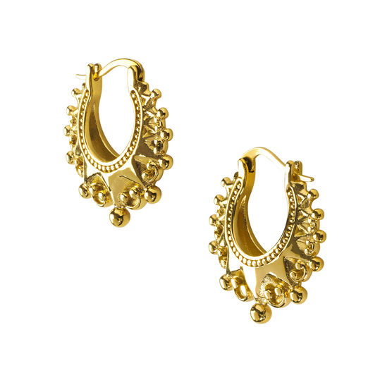 Joy Creole mini hoop earrings