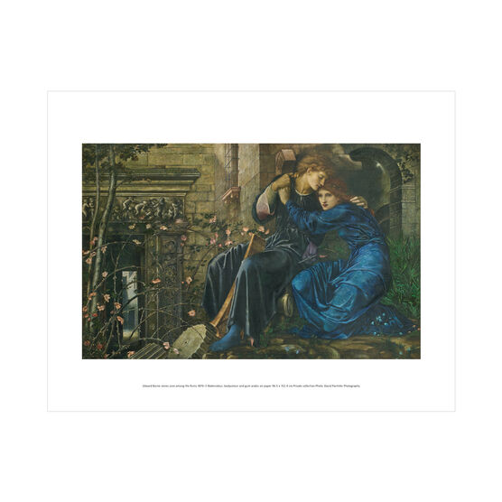 Edward Burne-Jones: Love among the Ruins mini print