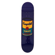 Warhol: Campbell's Soup Can skateboard - dark blue