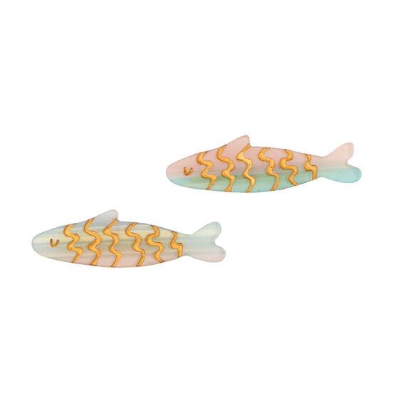 Sardine hair clips