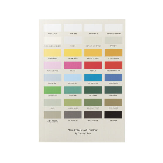 Colours of London notebook