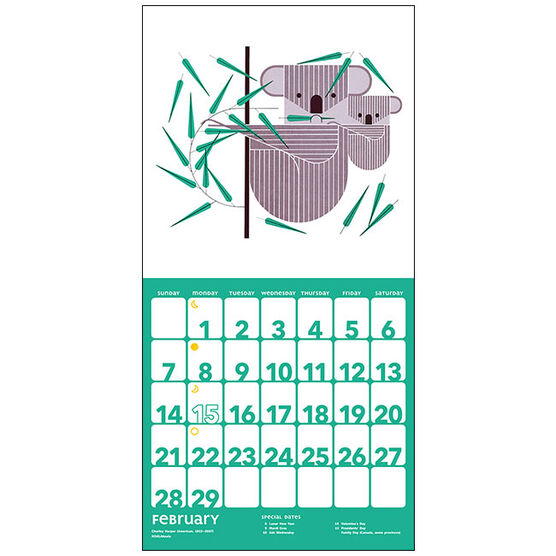 Charley Harper Sticker Calendar