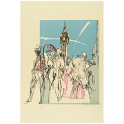 London postcard book