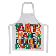 Bob and Roberta Smith Art Makes Children Powerful children's apron