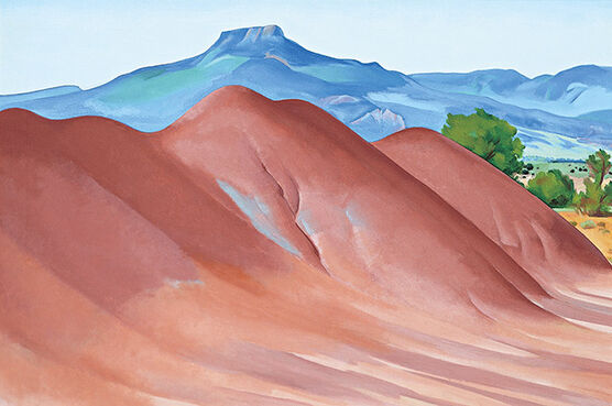 Georgia O'Keeffe: Pedernal with Red Hills (Red Hills with the Pedernal)