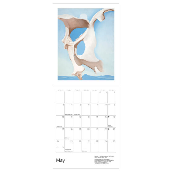 Georgia O'Keeffe 2026 mini wall calendar
