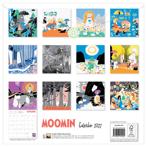 Moomin Calendar 2027