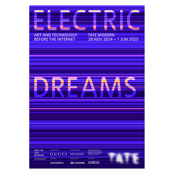 Electric Dreams exhibition poster
