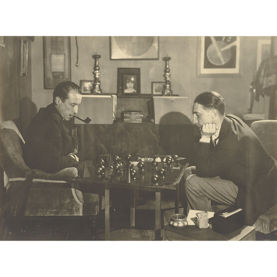 Man Ray wooden chess set