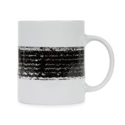 Tire print mug