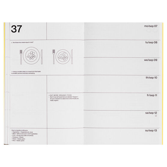 Yellow 2020 planner