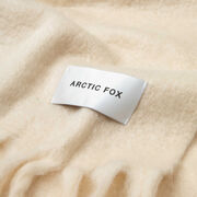 Beige wide scarf
