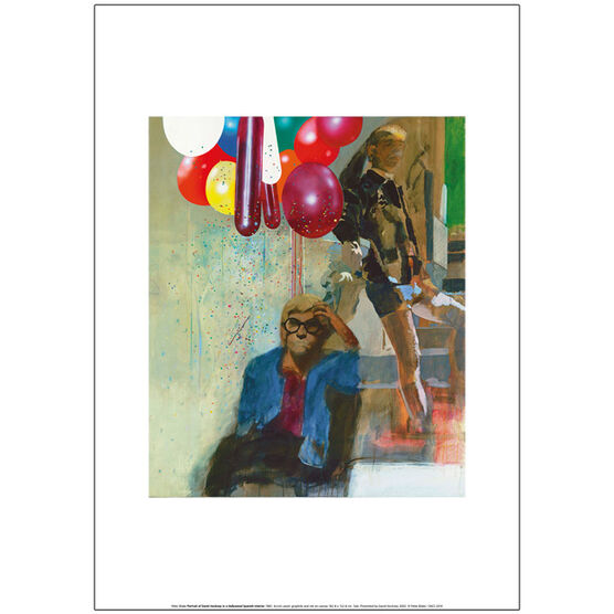 Peter Blake Portrait of David Hockney (unframed print)