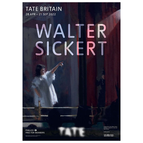 Walter Sickert Tate Britain exhibition poster