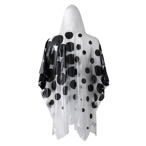Tate logo frosted vinyl poncho