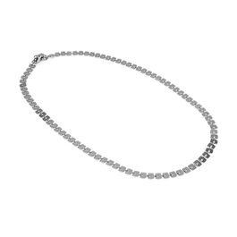 Silver link chain necklace