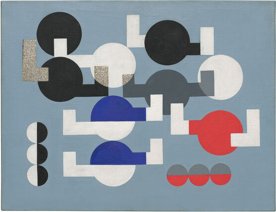 Sophie Taeuber-Arp: Composition of Circles and Overlapping Angles