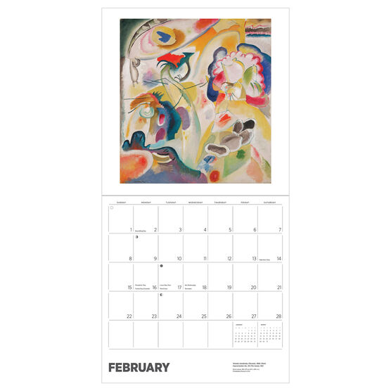 Wassily Kandinsky 2026 wall calendar