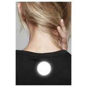 Oreflector silver reflective badge