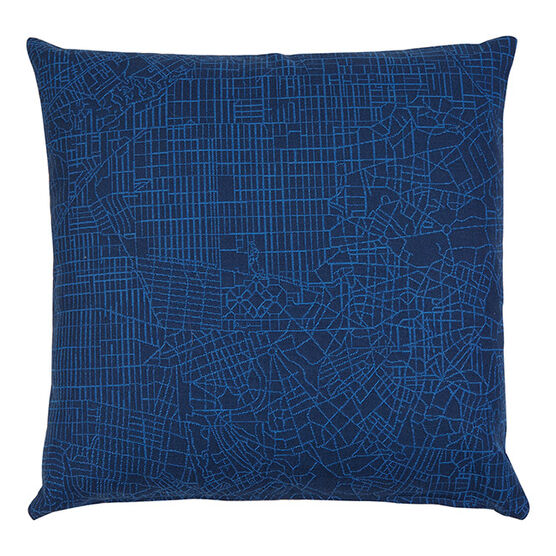 Metropolis cushion - blue