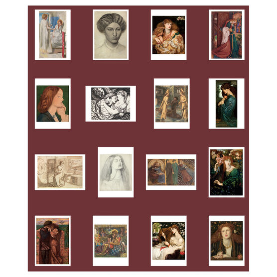 The Rossettis postcard book