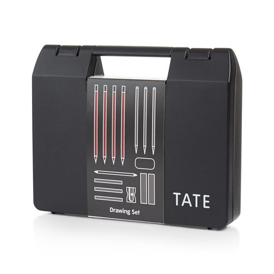 Sketching art box set (15 pieces) black
