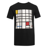Piet Mondrian Composition with Yellow, Blue and Red t-shirt