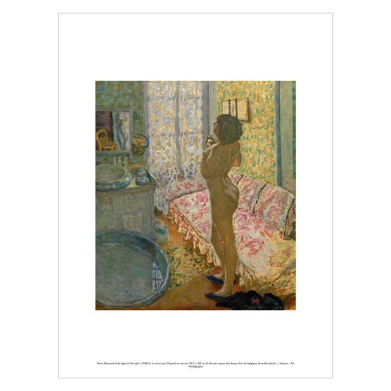 Pierre Bonnard: Nude Against the Light exhibition print