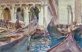 Sargent: The Piazetta, Venice