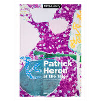 Patrick Heron at the Tate 1998 vintage exhibition poster