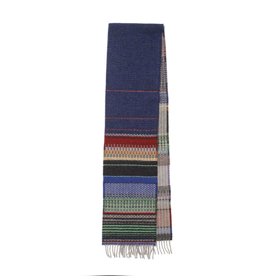 Patterned lambswool scarf