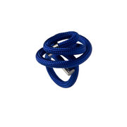 Twist blue ring