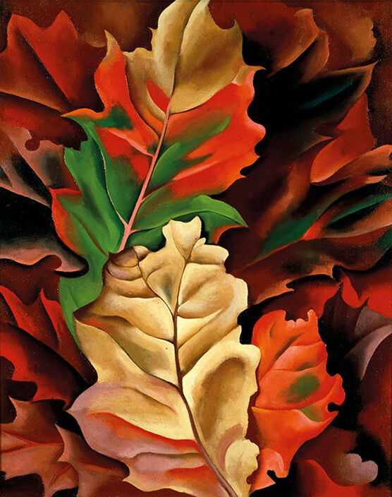 Georgia O'Keeffe: Autumn Leaves - Lake George, N.Y.