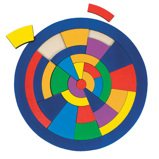 Colour wheel, puzzle game