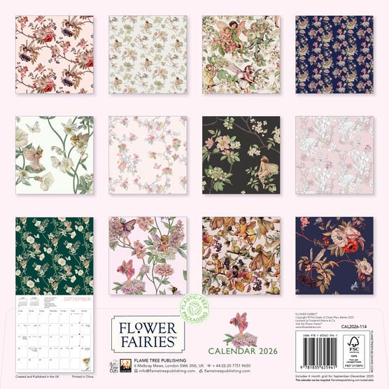 Flower Fairies 2026 wall calendar