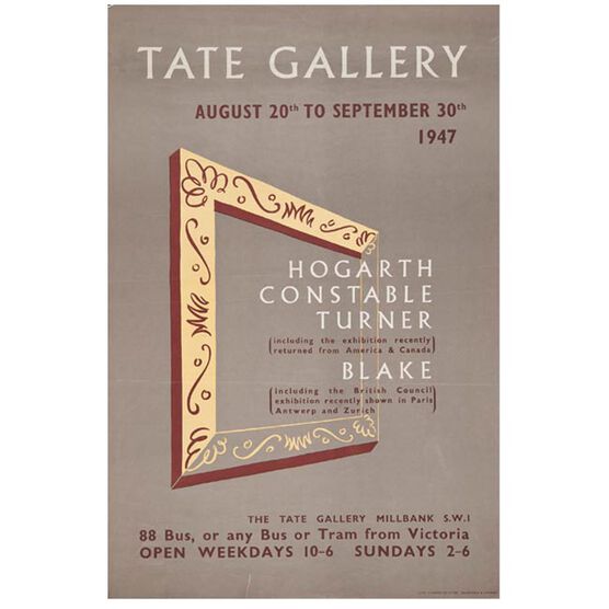 1947 (Tate vintage poster reproduction)