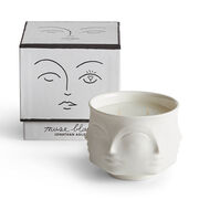 Surrealist blanc candle