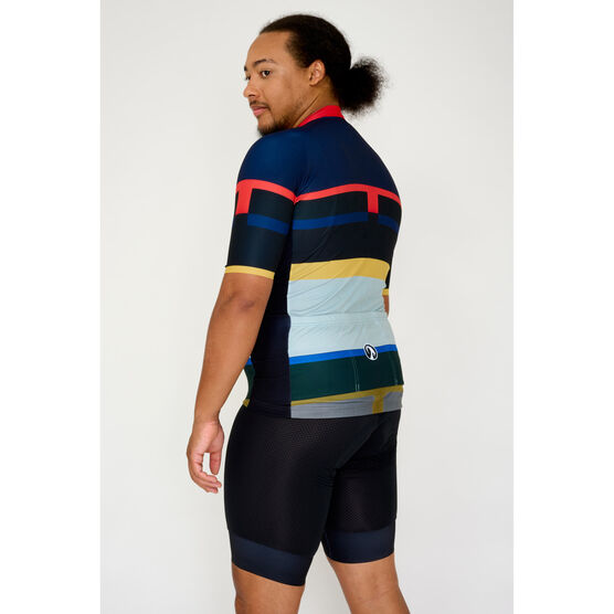 Men's Spencer cycling jersey lifestyle back