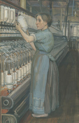 Sylvia Pankhurst: In a Glasgow Cotton Spinning Mill: Changing the Bobbin