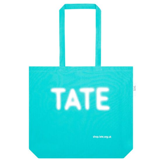 Large Turquoise Tate bag for life