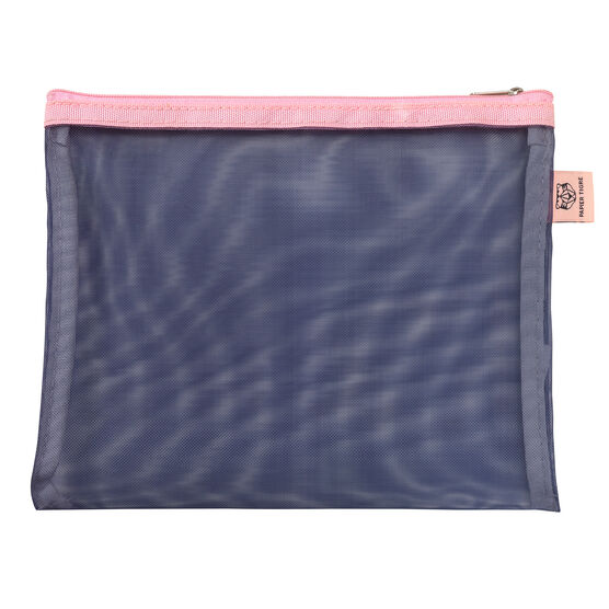 Indigo mesh pouch