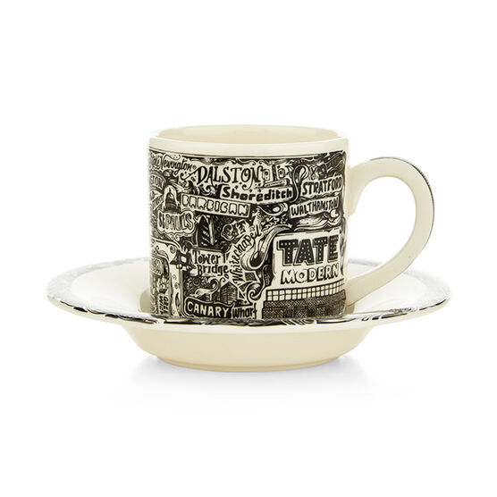 Vic Lee espresso cup and saucer
