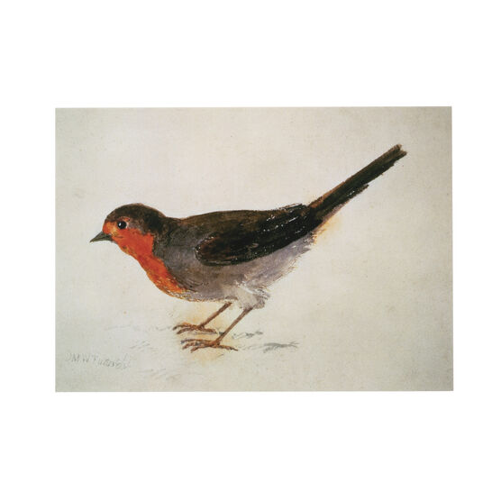 J.M.W. Turner: Robin Redbreast Christmas card 