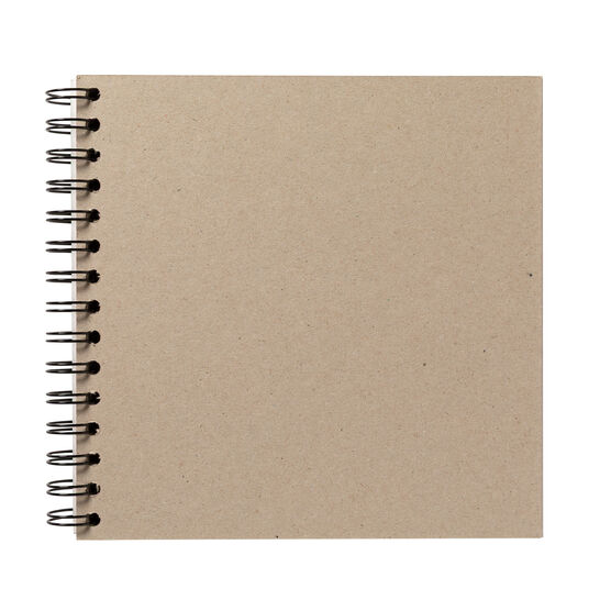 Square ringbound sketchbook