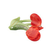 Cherry hair claw clip