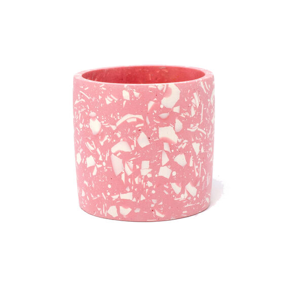 Medium Terrazzo pot - Pink/EMPTY - Salt Studios