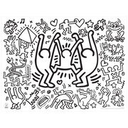 Keith Haring colouring placemats